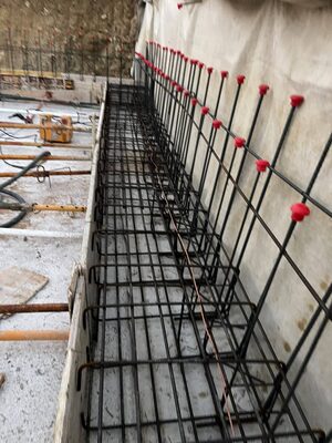 Strip footing reinforcement