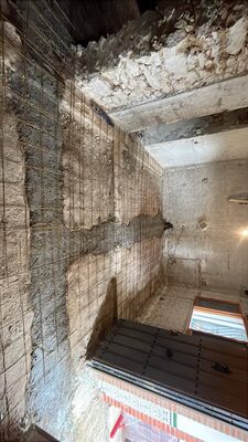 Interior structure, shell stage