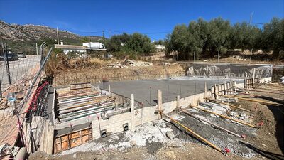 Earthworks and retaining